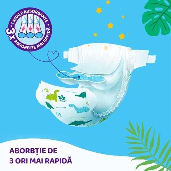Scutece Sensitive Midi, mărimea 3, 6-10kg, 96 buc