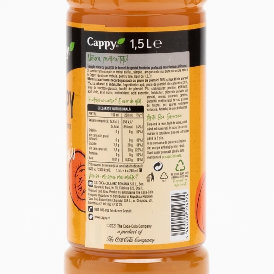 Băutură necarbogazoasă piersică 1.5l
