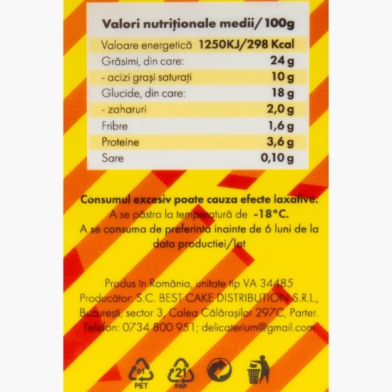 Prăjitură cu morcov fără zahăr adăugat, 150g