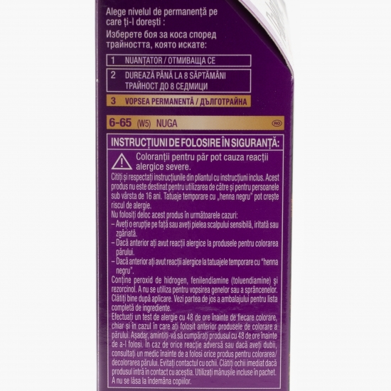 Vopsea de păr permanentă Intensive Color Cream W5 permanentă nougat 110ml