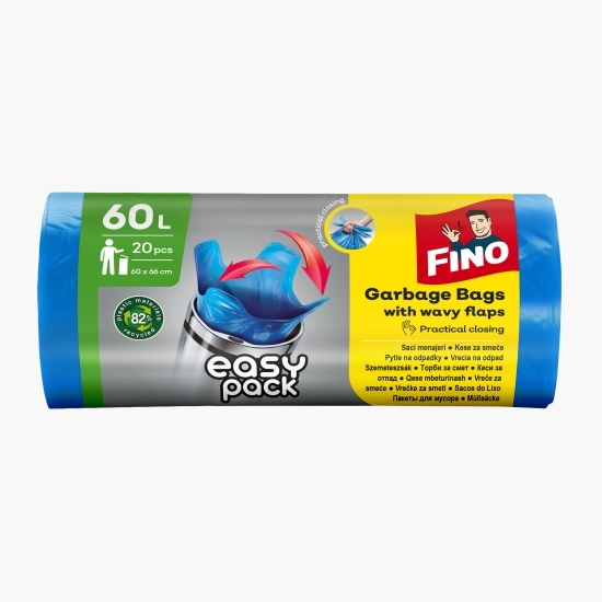 Saci menajeri Easy pack 60l 20 buc