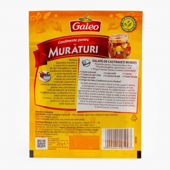 Condimente pentru murături 20g