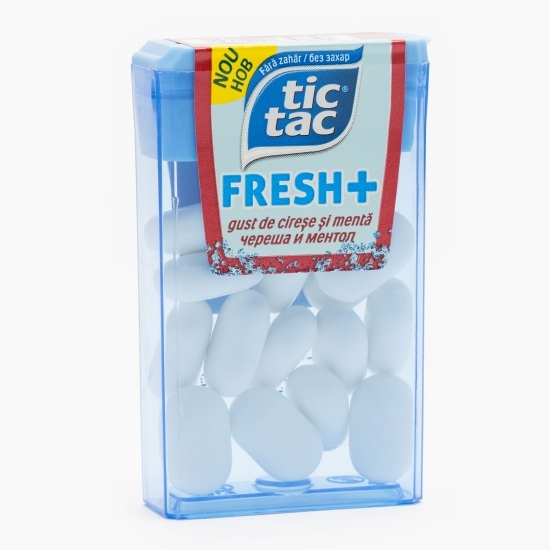 Drajeuri cu gust de cireșe și mentol, cu îndulcitori 11.9g