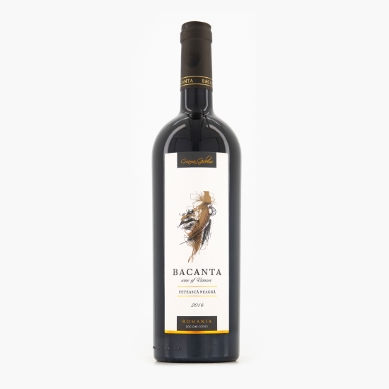 Vin roșu sec Bacanta Fetească Neagră D.O.C., 15.5%, 0.75l