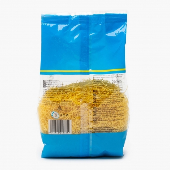 Paste făinoase cu 20% ou, fidea 200g