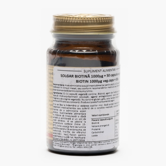 Biotin 1000 mcg , 50 capsule