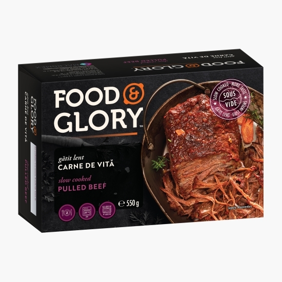 Carne de vită gătită lent 550g