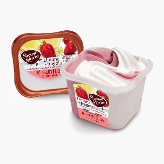 Înghețată căpșuni și lămâie 500g