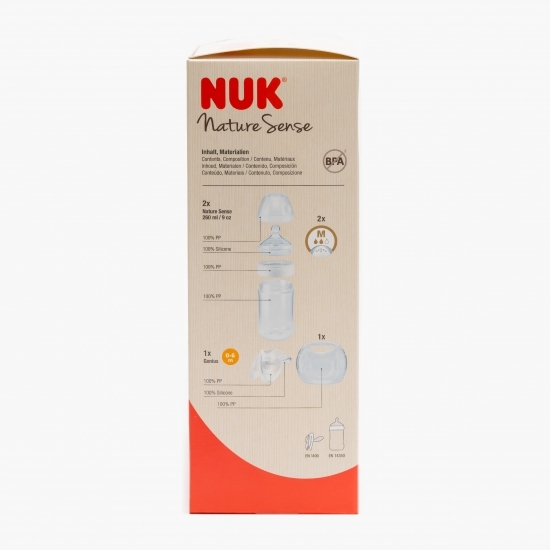 Set pentru hrănirea bebelușului 0-6 luni, 260ml