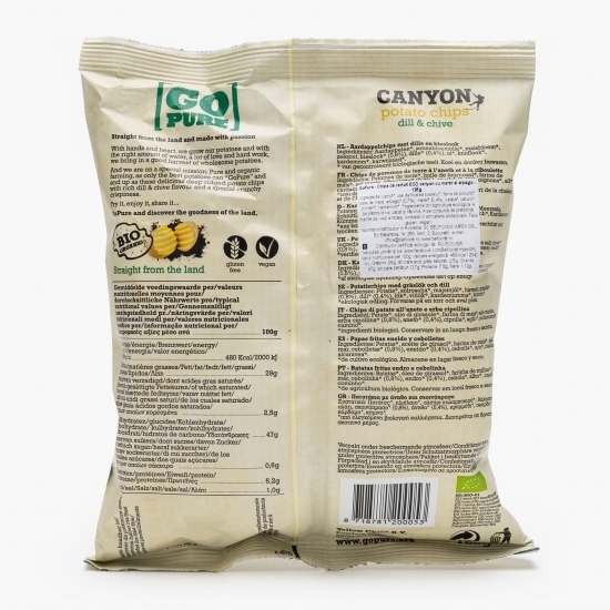 Chipsuri eco Canyon cu mărar și arpagic 125g