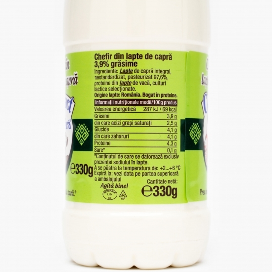 Chefir din lapte de capră 3,9% grăsime 330g