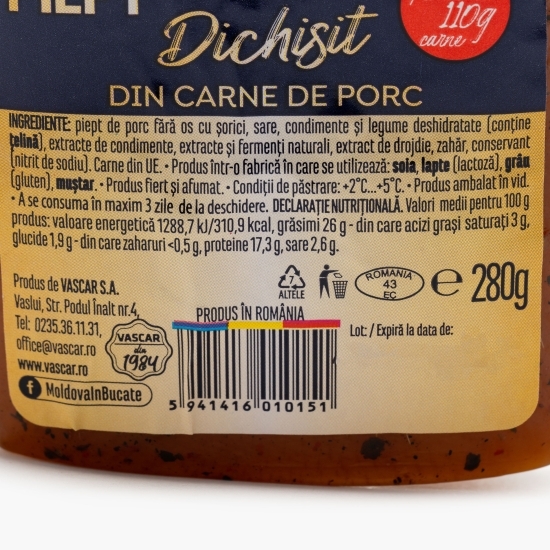 Piept de porc dichisit din carne de porc 280g
