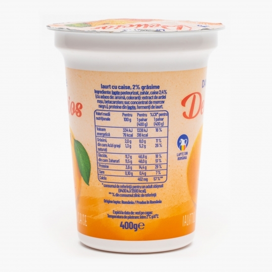 Iaurt cu caise 400g