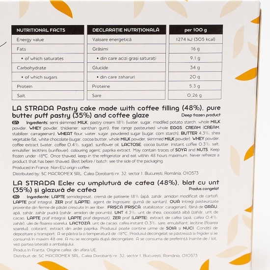 Ecler cu cafea 4x60g