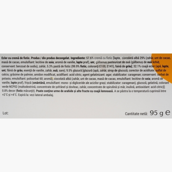 Ecler cu cremă de fistic, 95g