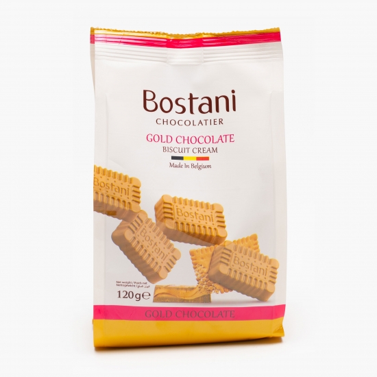 Ciocolată aurie și cremă de biscuiți 120g