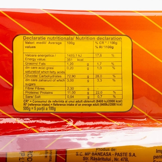 Paste Macaroni 500g