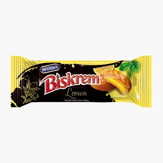 Biscuiți cu cremă de lămâie 80g