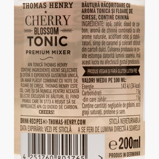 Apă tonică Cherry Blossom 0.2l