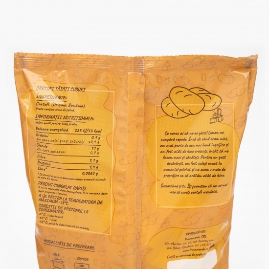 Cartofi cuburi 1kg
