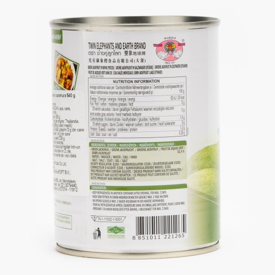 Bucăți jackfruit verde în saramură 540g