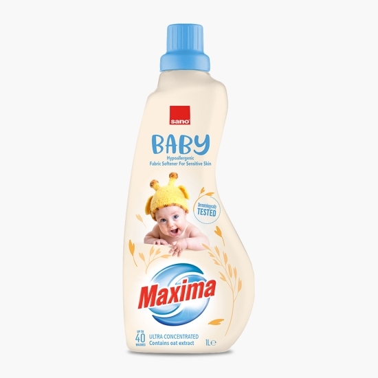 Balsam de rufe ultra concentrat Maxima Baby Oat, 40 spălări, 1l