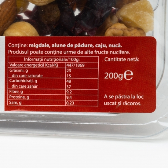 Cocktail fructe uscate și nuci 200g