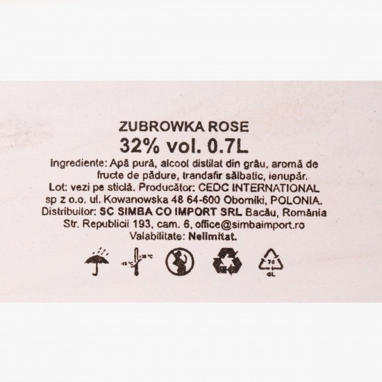 Vodcă rose 32% alc. 0.7l