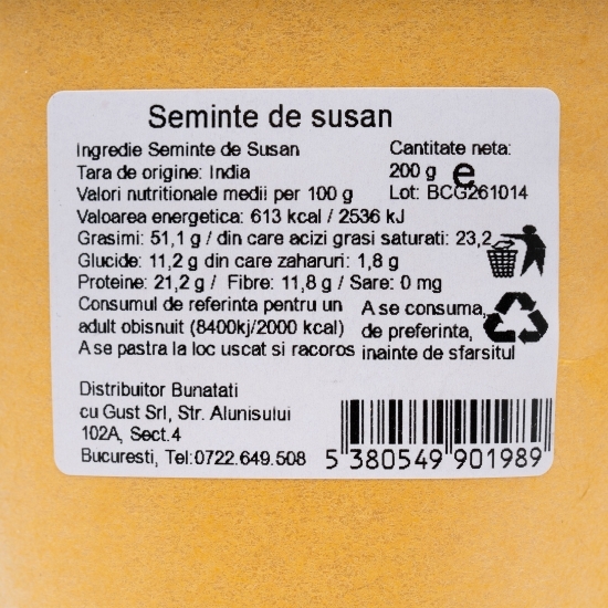 Semințe de susan 200g