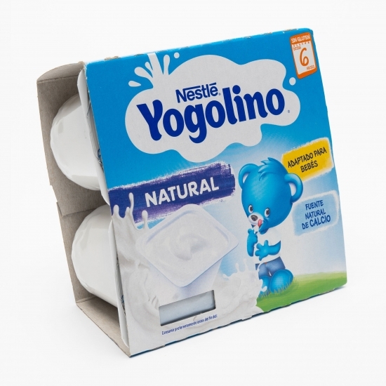 Gustare cu lapte Natural, +6 luni, 4x100g