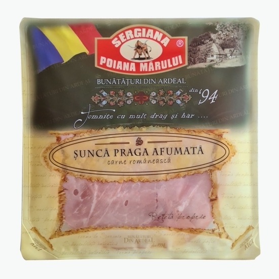 Șuncă Praga afumată, feliată 150g