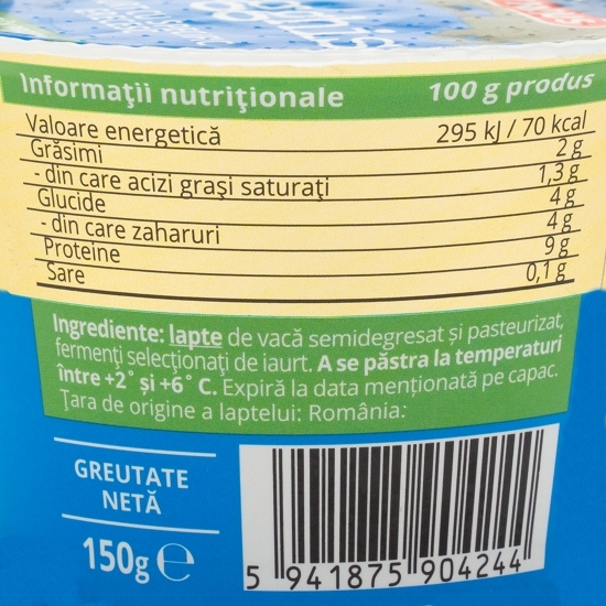 Iaurt Stragghisto cu specific grecesc 2% grăsime 150g