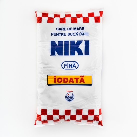Sare de mare pentru bucătărie fină iodată 1kg