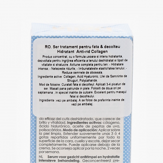 Ser de față și decolteu cu colagen 10ml