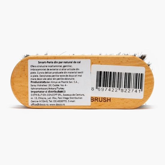 Perie pentru pantofi din păr natural de cal 