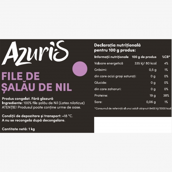 File șalău de Nil 1kg