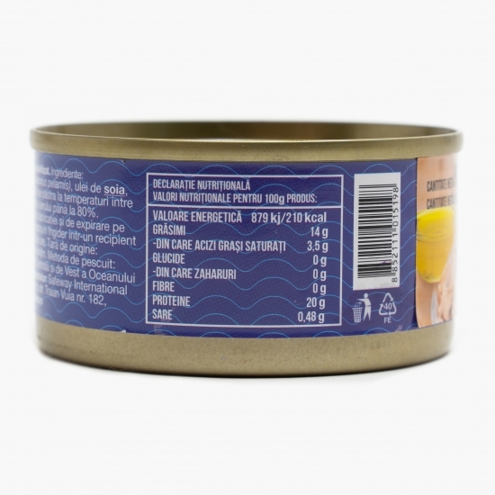 Ton mărunțit în ulei vegetal 80g