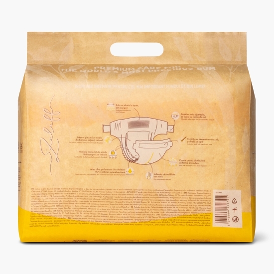 Scutece cu arici din bambus mărimea 3, 6-11kg, 30 buc