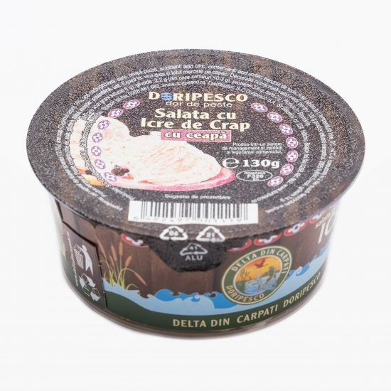 Salată cu icre de crap cu ceapă 130g