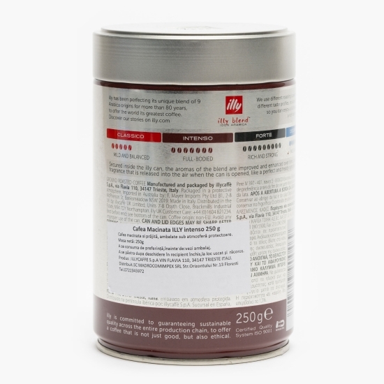 100% Arabica Intenso 250g, cafea măcinată