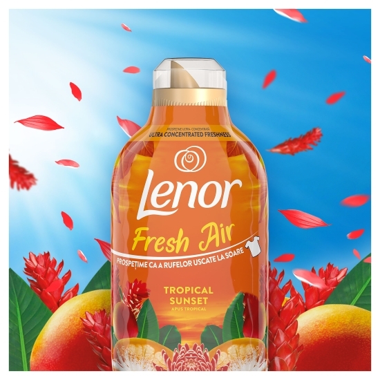 Balsam de rufe Fresh Air Tropical Sunset, 55 spălări, 0.77l