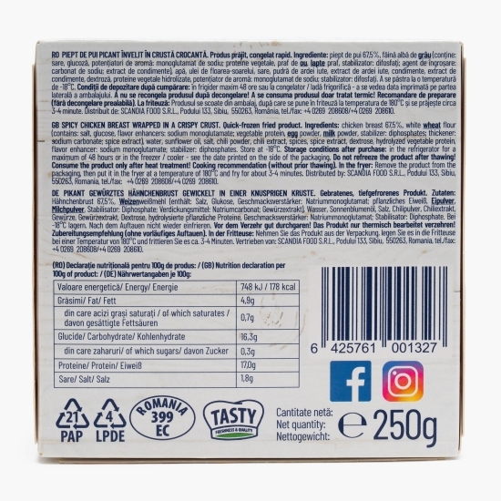 Crispy strips picante, 250g