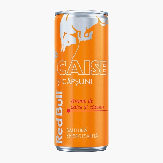Băutură energizantă cu gust de caise și căpșuni, 0.25l