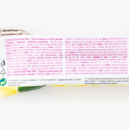 Baton de cereale pentru mic dejun Maxi Choco 25g