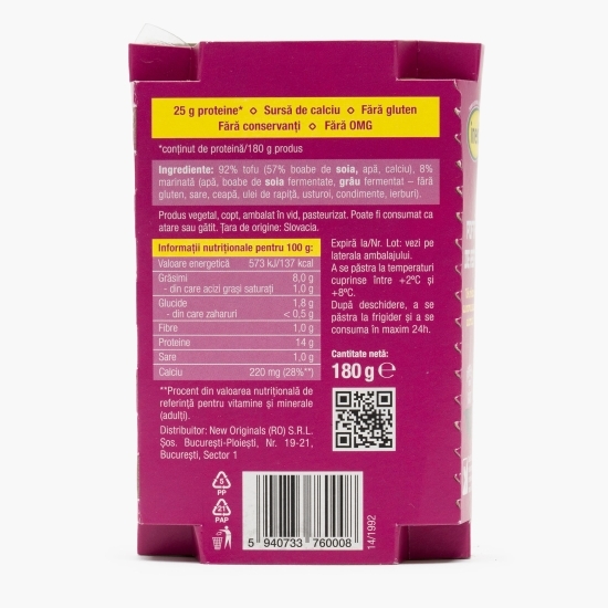 Tofu marinat în sos de soia 180g
