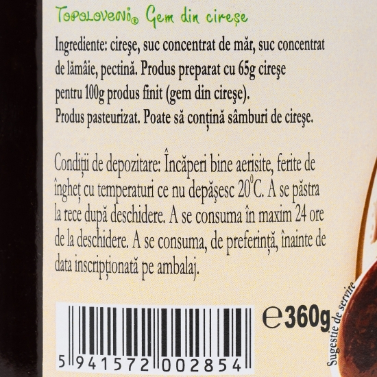 Gem din cireșe 360g