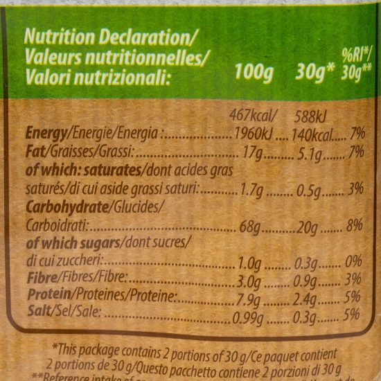 Chips de orez cu chia și quinoa 60g