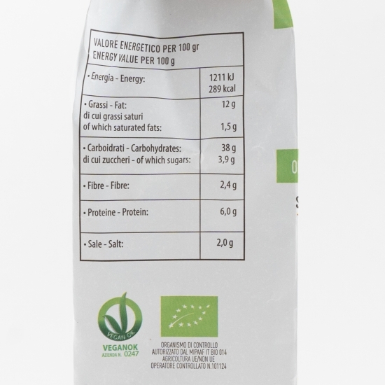 Grisine eco din roșii, oregano și ulei de măsline 200g