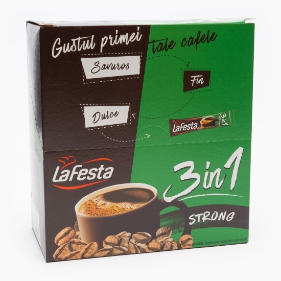 Strong 3în1, 24 plicuri x 15.6g, băutură instant 