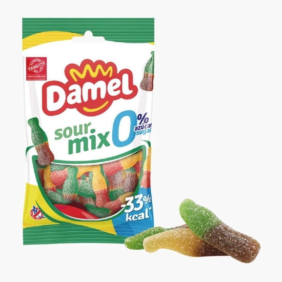 Jeleuri gumate Sour Mix acrișoare, fără zahăr 90g
